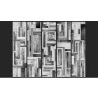 Fotótapéta - Szürke deszkák labirintusa