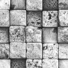 Fotótapéta - Szürke kőmozaikos háttér