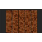 Fotótapéta - Barna fa négyzetek