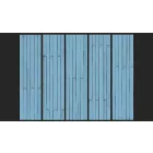 Fotótapéta - Kék deszkák