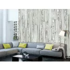 Fotótapéta - Fehér-szürkés deszkák