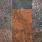 Fotótapéta - Sötétkék-barna mintás mozaik