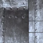 Fotótapéta - Szürke réztábla mozaik