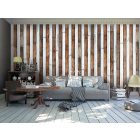 Fotótapéta - Sötét-világos deszka duó