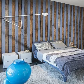 Fotótapéta - Kék-barna deszka duó