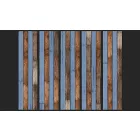 Fotótapéta - Kék-barna deszka duó