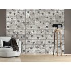 Fotótapéta - Fekete csillagok betonon