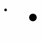 Fotótapéta - Fekete pontok