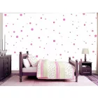 Fotótapéta - Rózsaszín pontok