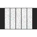 Fotótapéta - Színes háromszögek esője