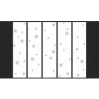 Fotótapéta - Rózsaszín csillagok fehér háttéren 2