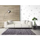 Fotótapéta - Rózsaszín csillagok fehér háttéren 2