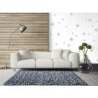 Fotótapéta -  Kék csillagok fehér háttéren