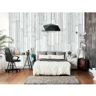 Fotótapéta - Fehér deszkák