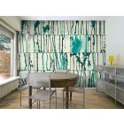 Fotótapéta - Türkiz csurgások