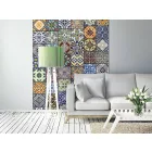 Fotótapéta - Vegyes színes mintás mozaik