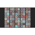 Fotótapéta - Vegyes színes mintás mozaik 2