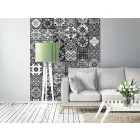 Fotótapéta - Vegyes fekete-fehér mintás mozaik