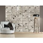 Fotótapéta - Fekete madarak az égen 2