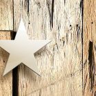 Fotótapéta - Fehér csillagok fa mintán