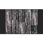 Fotótapéta - Fehér csillagok fa mintán 2