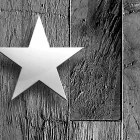 Fotótapéta - Fehér csillagok fa mintán 3