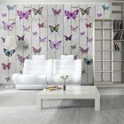 Fotótapéta - Lepkék betonfal háttéren