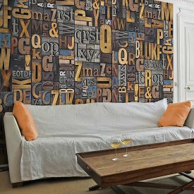 Fotótapéta - Betűs kirakós