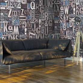 Fotótapéta - Játék a betűkkel