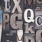 Fotótapéta - Játék a betűkkel