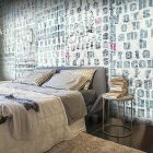 Fotótapéta - Városnevek betonon