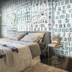 Fotótapéta - Városnevek betonon