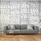 Fotótapéta - Városnevek spanyolul betonon