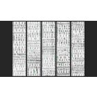 Fotótapéta - Városnevek spanyolul betonon