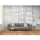 Fotótapéta - Városnevek spanyolul betonon