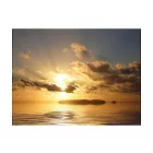 Fotótapéta - Napnyugta a tenger felett