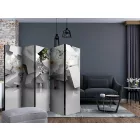 Paraván - Virág a téglatestek között II