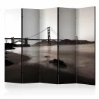 Paraván - Golden Gate híd fekete-fehérben II
