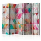 Paraván - Szivárványszínű háromszögek II