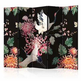 Paraván - Gólyák és virágok II