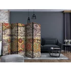 Paraván - Színes díszek a téglafalon II