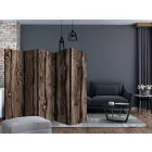 Paraván - Függőleges fa deszkák II