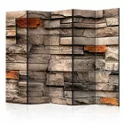 Paraván - Barna és vörös kőfal II