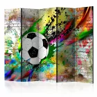 Paraván - Focilabda színes háttéren IV