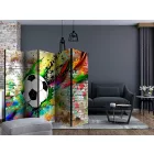 Paraván - Focilabda színes háttéren IV