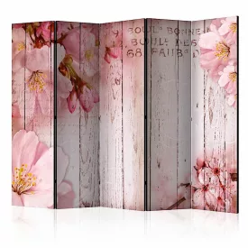 Paraván - Rózsaszín almavirág II