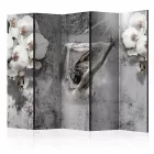 Paraván - Nő orchideákkal II