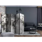 Paraván - Nő orchideákkal II