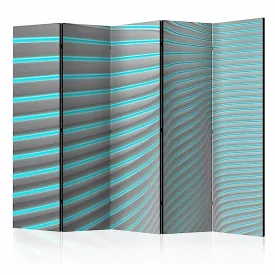 Paraván - Kék neon II