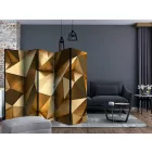 Paraván - Szögletes arany mező II